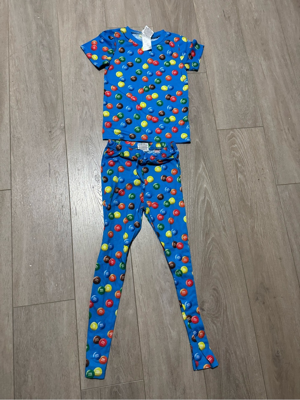 M&M'S Blue Multicolor Candy Dot Kids Pajama Set